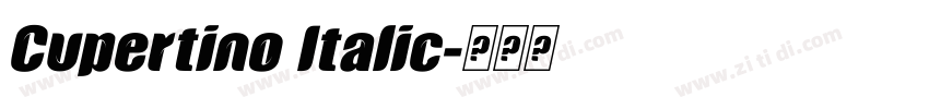 Cupertino Italic字体转换 Cupertino Italic字体转换